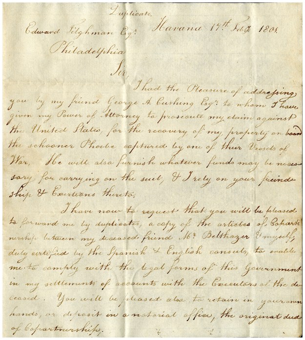 BeaudequinToTilghman17Feb1901_1R