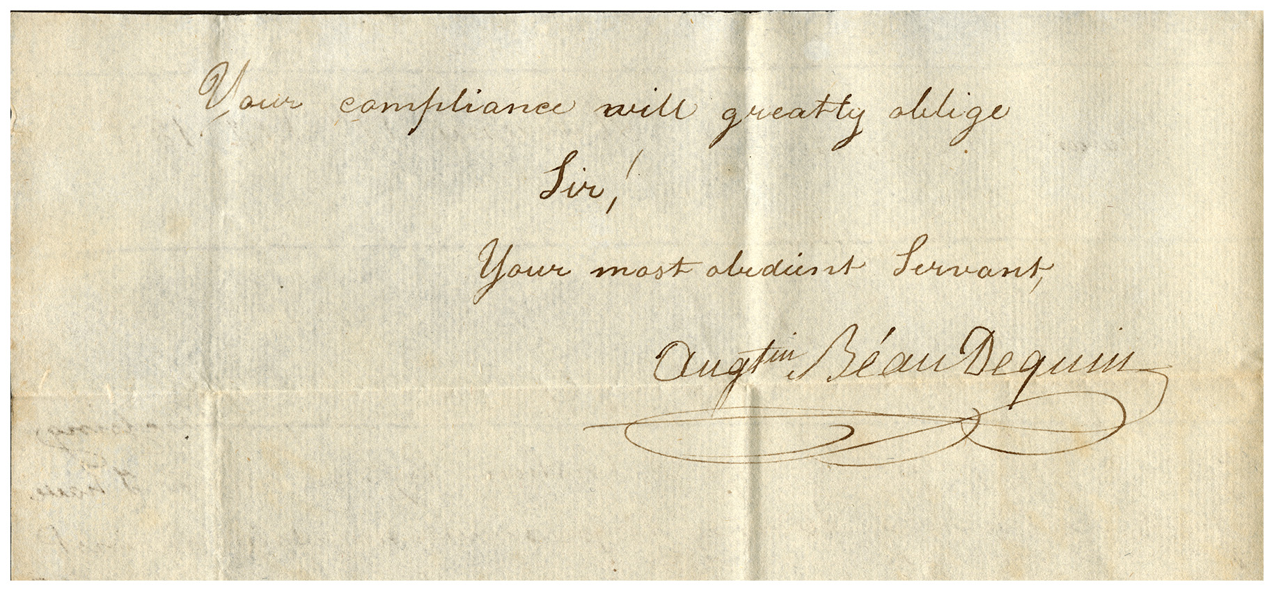 BeaudequinToTilghman17Feb1901_2LTop